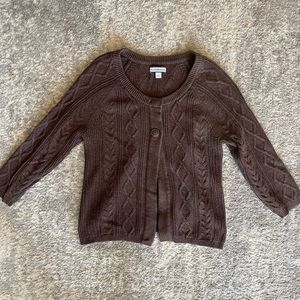 Brown Argyle Cottage Cardigan